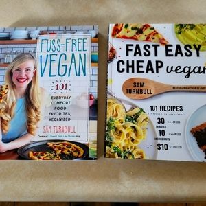 2 vegan cookbooks
